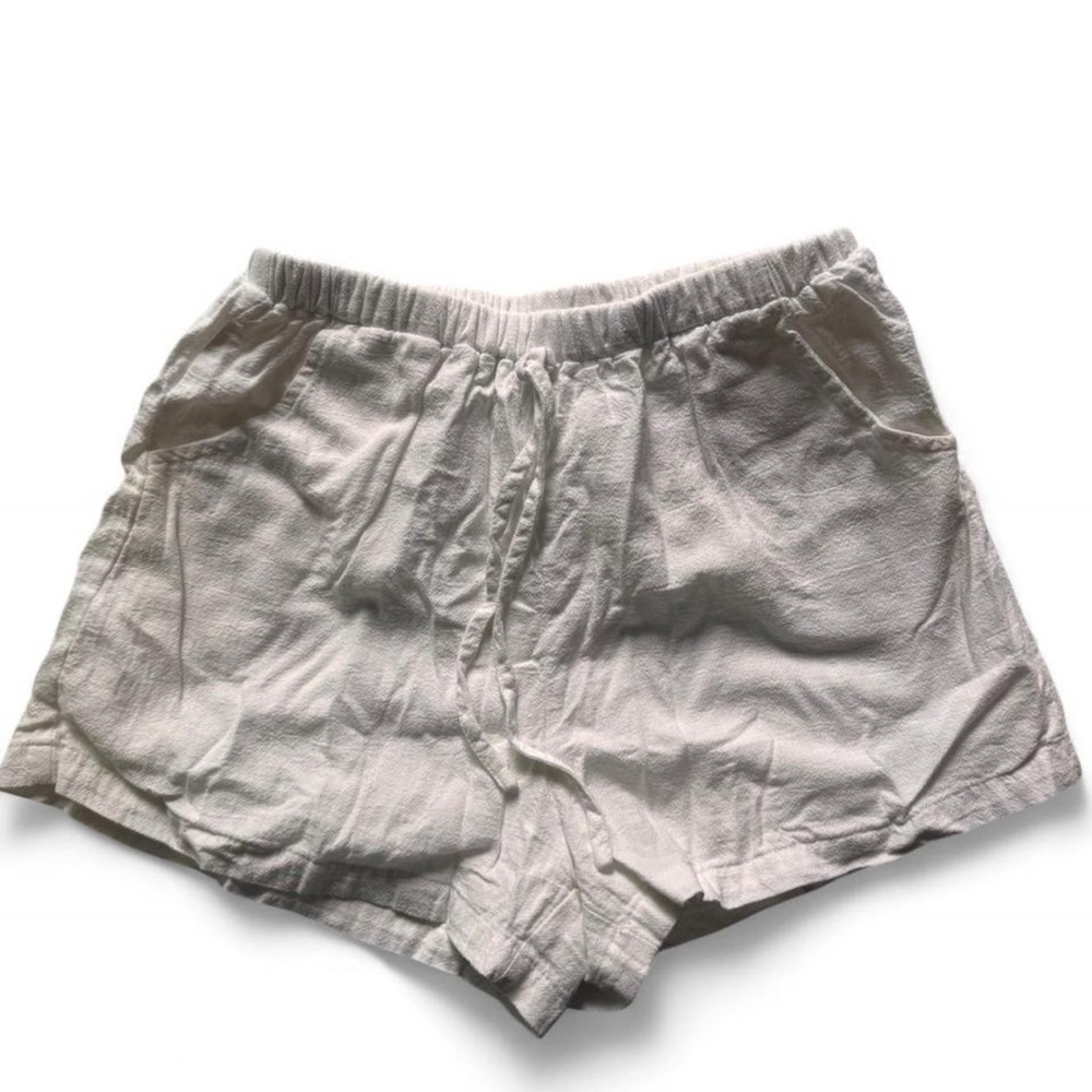 Women's White Casual Shorts